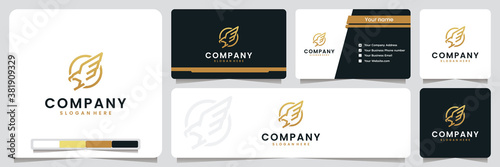 eagle , elegant , luxury ,golden color, logo design inspiration