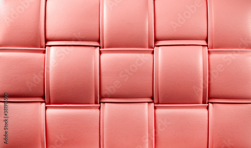 Plakat w ramie weave leather texture pattern background