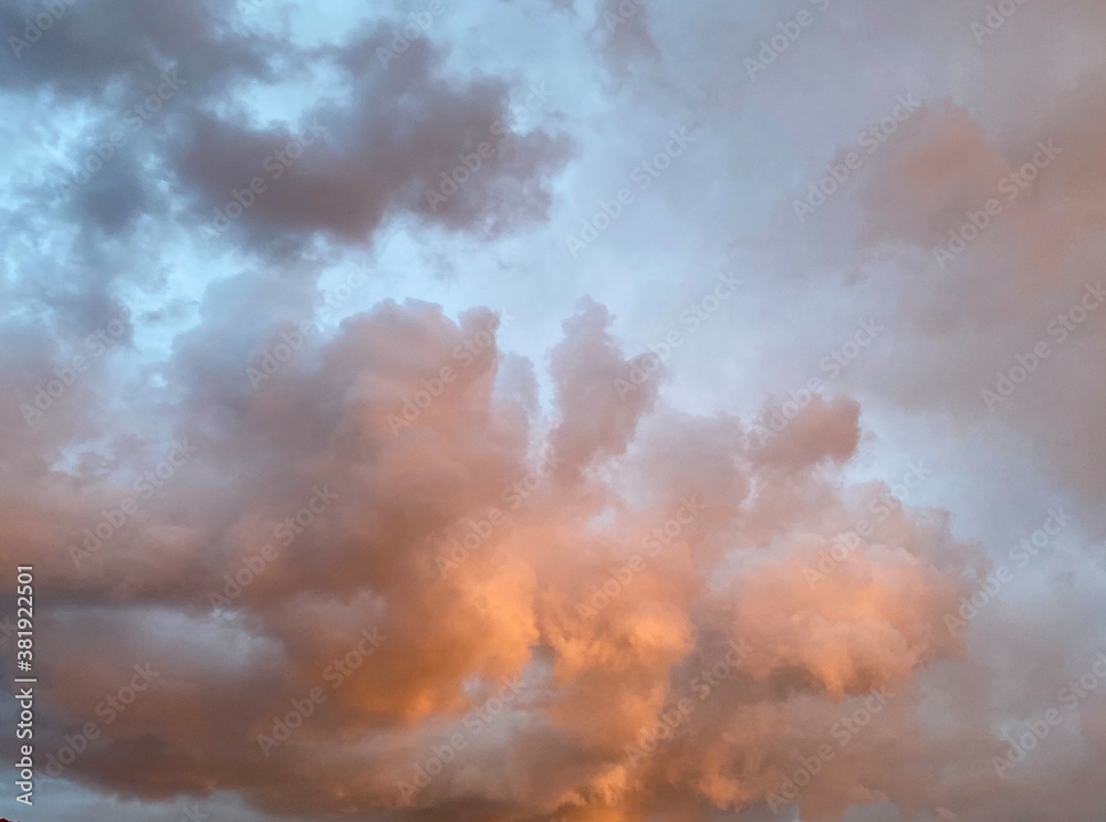 Fototapeta premium fire in the sky