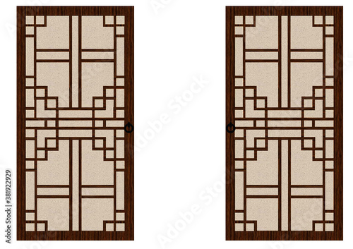 korean traditional door