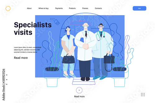 Medical insurance template - specialists visits