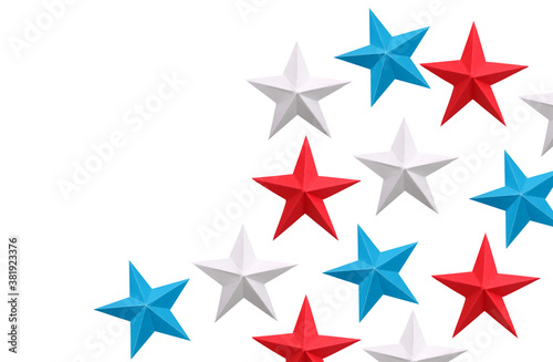 A decorated paper stars background