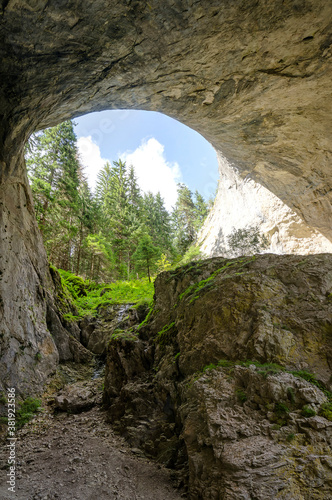 Rock formations in the Rhodopes in Bulgaria called the Marvelous Bridges