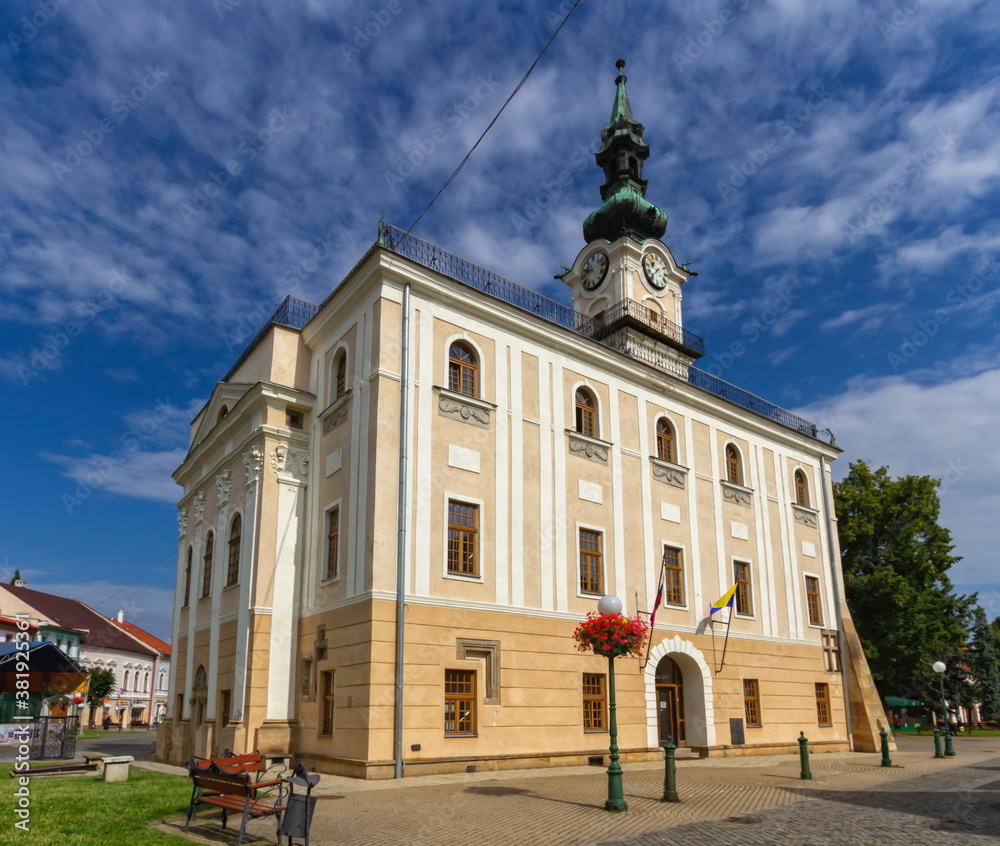 Townhall in Kezmarok, Spis region, Slovakia