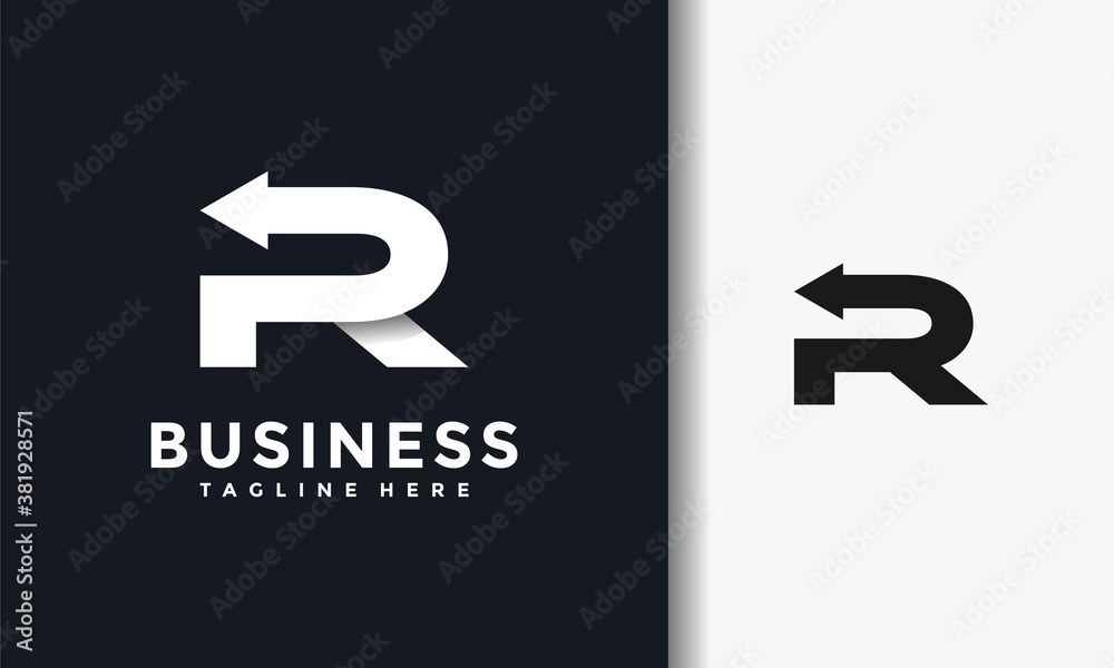 initial R arrow logo initial R arrow logo