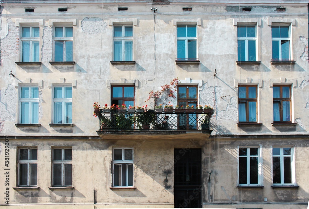 building in Krakow building in Krakow