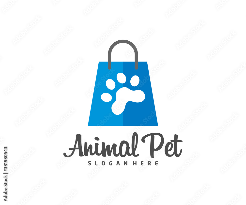 Pet shop Logo dog cat design vector template. Animals Veterinary clinic Logotype concept outline icon. Pet shop Logo dog cat design vector template. Animals Veterinary clinic Logotype concept outline icon.