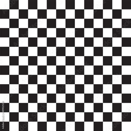 Seamless, repeatable checkered, chequered squares pattern and background. Chessboard, chess, checkerboard texture, pattern. Simple, basic monochrome, pepita, alternating squares backdrop photo