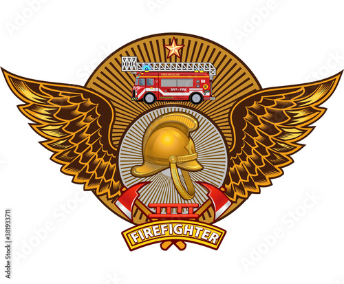 Firefighter badge