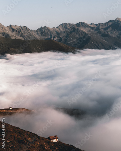 Cloudy View of Mountains, Rize, Turkey