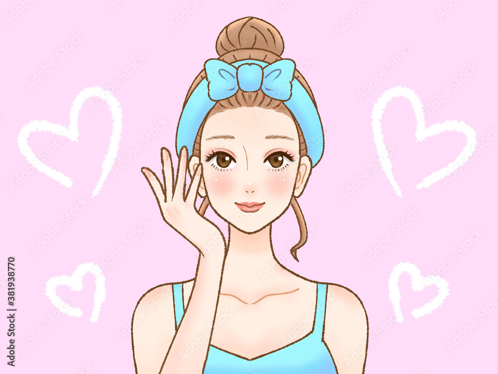 Obraz premium ヘアバンドをつけた女性4