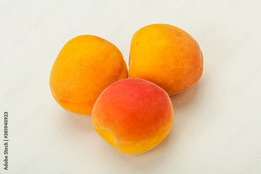 Fresh ripe sweet few apricots Fresh ripe sweet few apricots