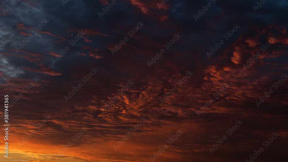 fire in the sky