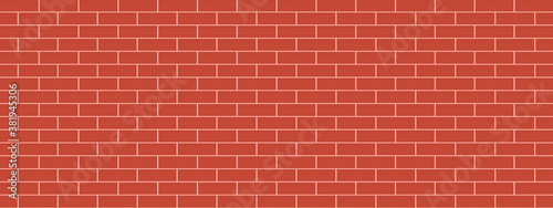 Orange brick wall background with line texture wallpaper colorful texture pattern seamless art graphic design vector illustration 