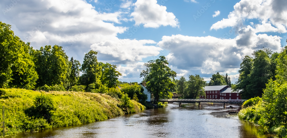 landscape with river