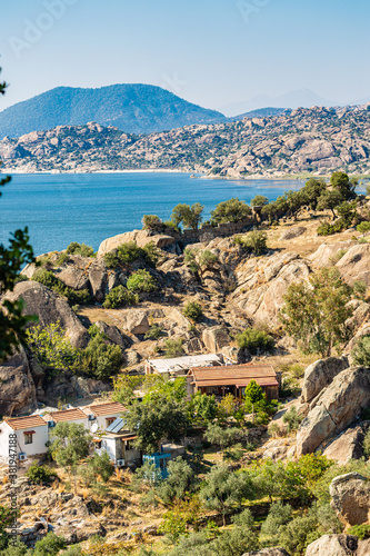 Fototapeta Naklejka Na Ścianę i Meble -  Bafa Gö;u lake, Didim Aydn, Turkey