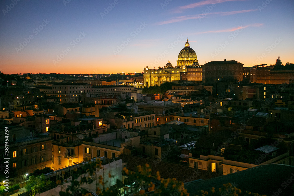 Fototapeta premium view at night