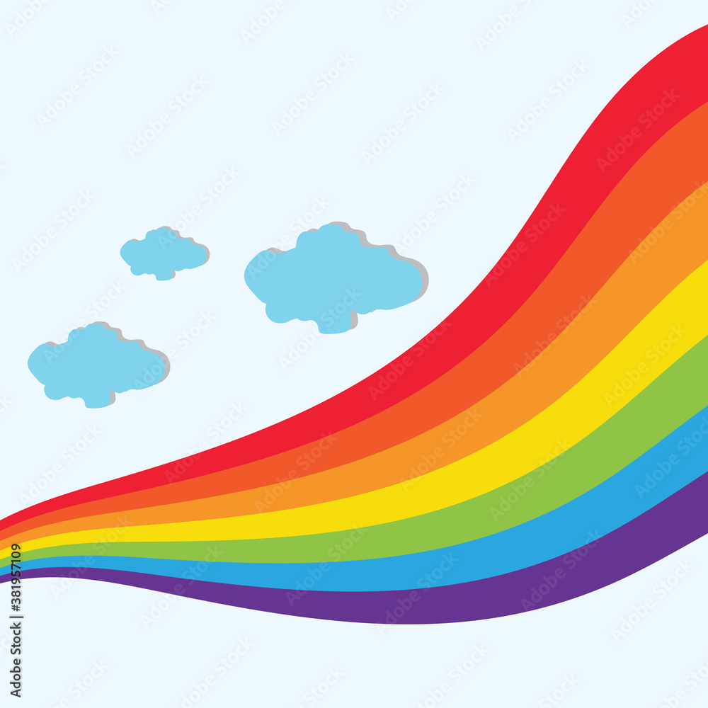 Abstrack beauty Rainbow Background vector illustration design Abstrack beauty Rainbow Background vector illustration design