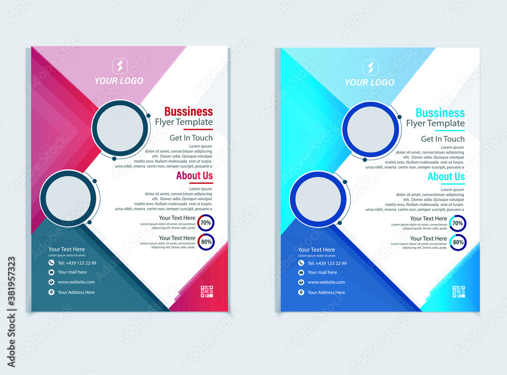 Business & Corporate event management flyer design template Business & Corporate event management flyer design template