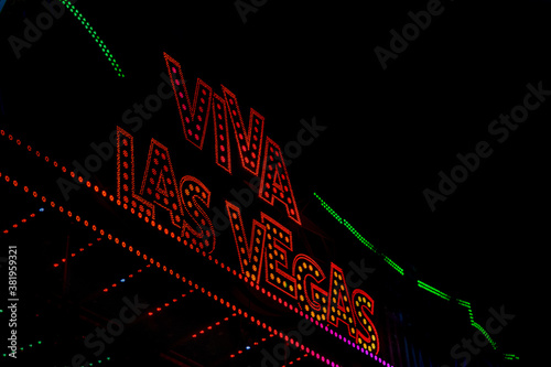 Night photograph Viva Las Vegas