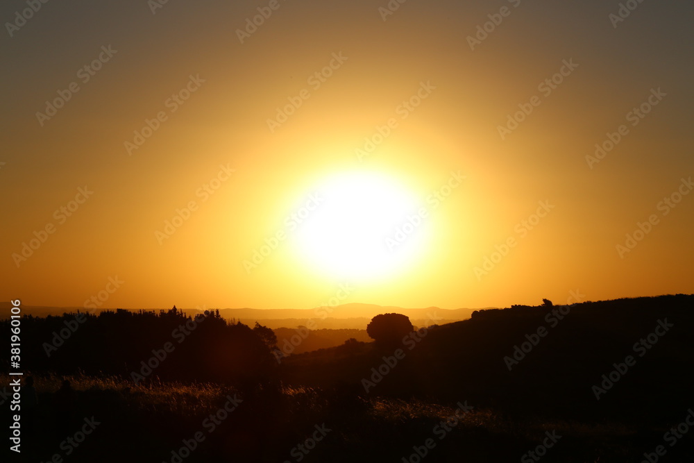 Sunset in Tandil, Buenos Aires, Argentina