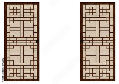 korean traditional door
