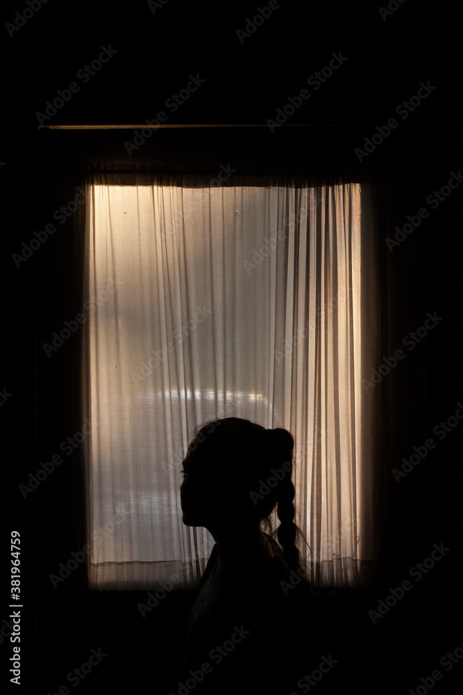 silhouette of a person