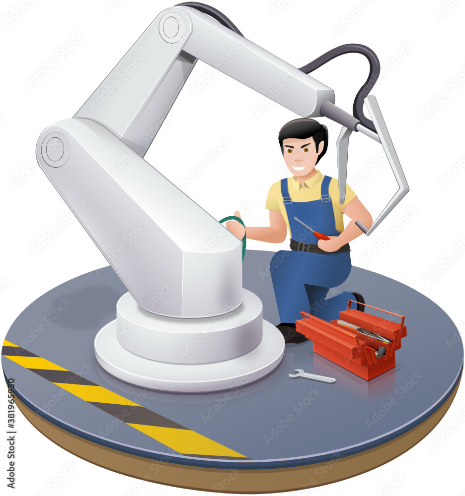 Maintenance en robotique industrielle (détouré) Maintenance en robotique industrielle (détouré)