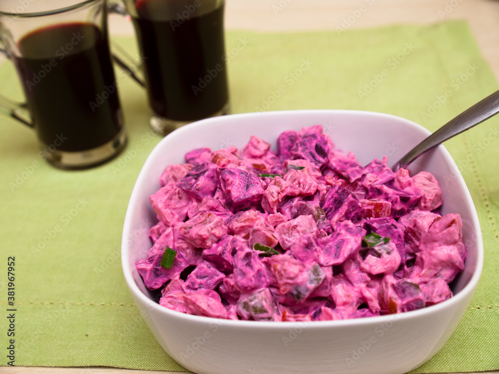 Rosolli - Finnish Christmas beetroot salad Rosolli - Finnish Christmas beetroot salad