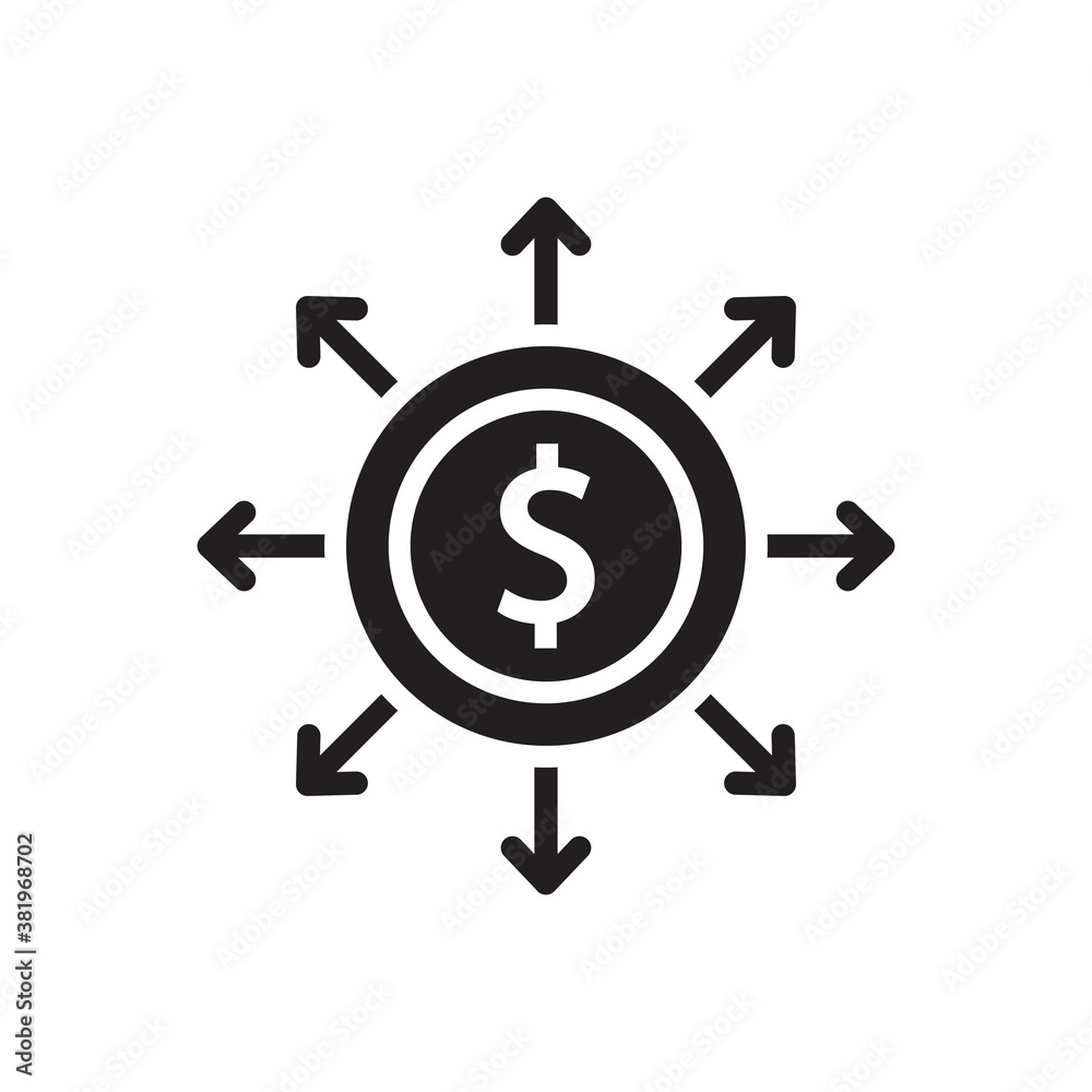 Money transaction icon - dollar transfer icon Money transaction icon - dollar transfer icon
