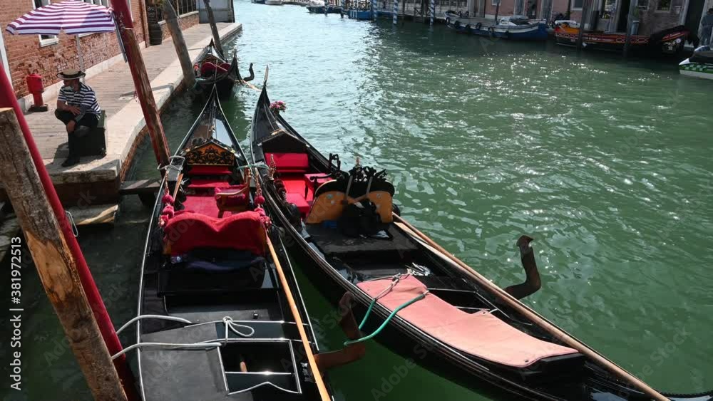 Venice, Italy - Walking through the less touristy streets of the lagoon city, among lesser-known canals, bridges and houses Venice, Italy - Walking through the less touristy streets of the lagoon city, among lesser-known canals, bridges and houses