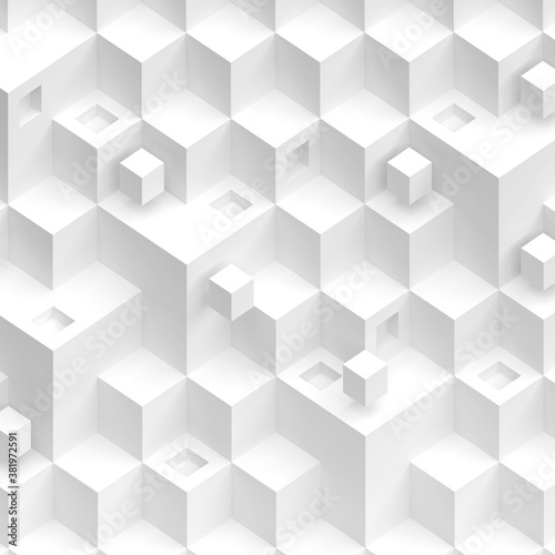 Abstract Geometric Background. White Business Texture