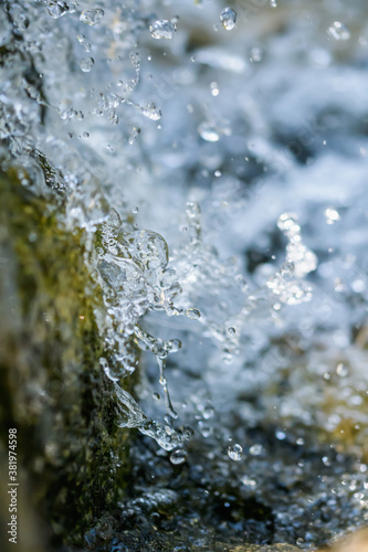 Fresh water splashing on rocks © Spike @ Neural Act.