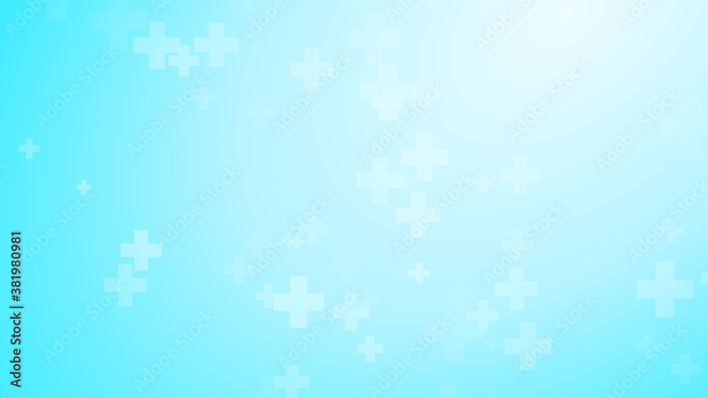 Medical health blue cross pattern background. Abstract healthcare technology and science concept. Medical health blue cross pattern background. Abstract healthcare technology and science concept.