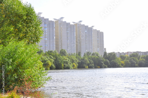river in the city