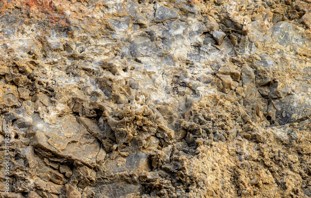 Granular surface of limestone rock. Stone rock surface. Limestone texture. Rock surface pattern of limestone stone. Stone background with text copy space Granular surface of limestone rock. Stone rock surface. Limestone texture. Rock surface pattern of limestone stone. Stone background with text copy space