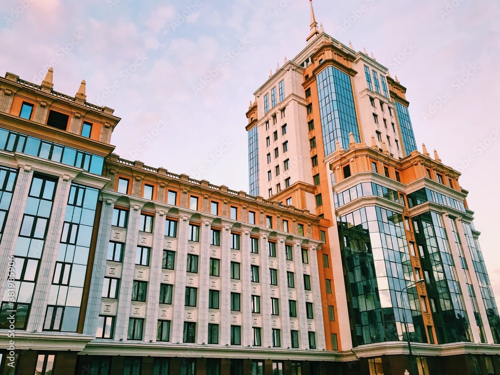 Fototapeta premium facade of the building
