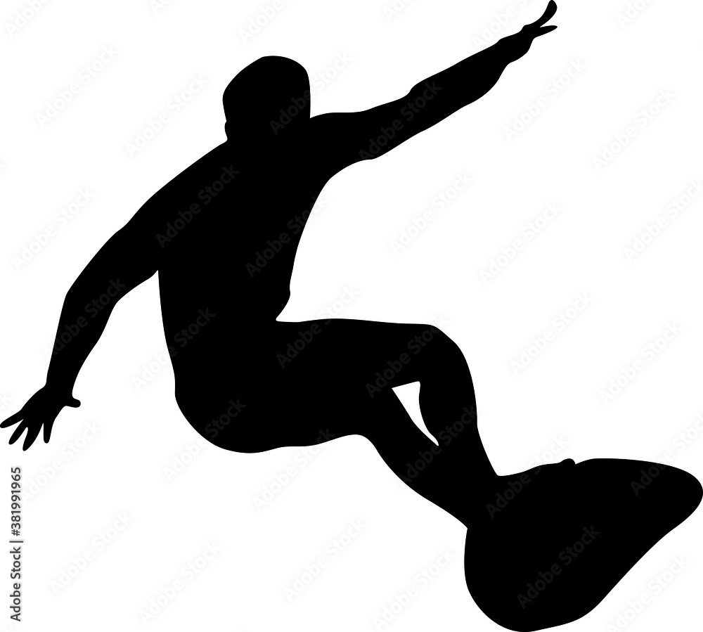 Silhouette Design from the Surfing in Black with Sports Theme Silhouette Design from the Surfing in Black with Sports Theme