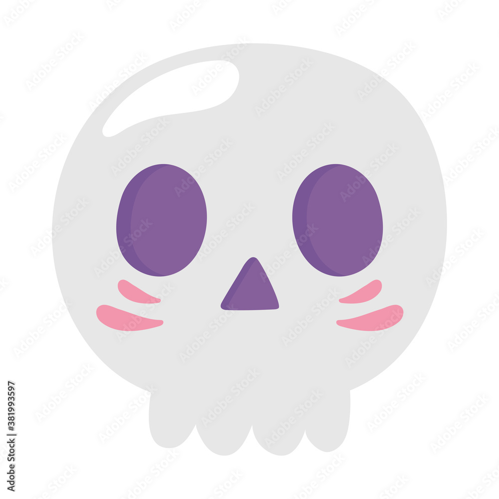 skull cartoon character death isolated design icon skull cartoon character death isolated design icon