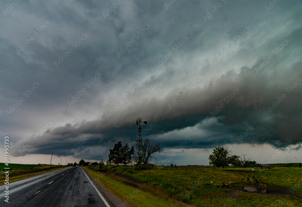 Storm produces cool looking clouds in Minnesota 