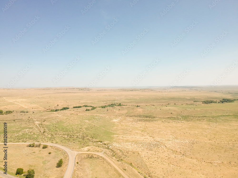 Colorado Highway Luftaufnahme Wüste Leere