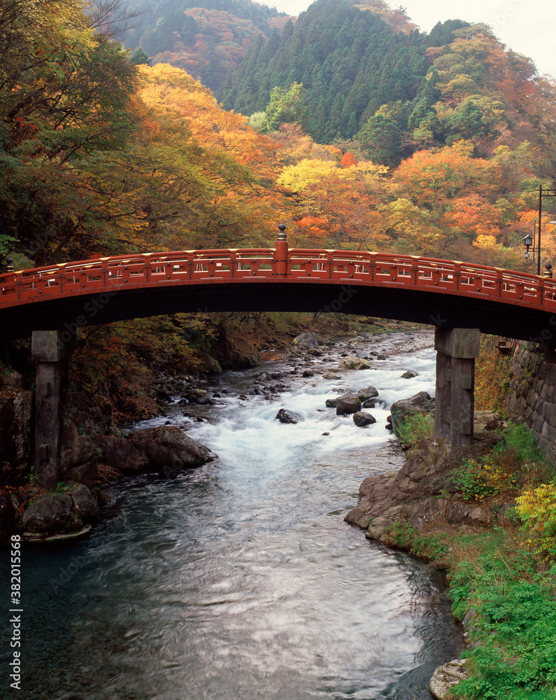 秋の神橋 秋の神橋