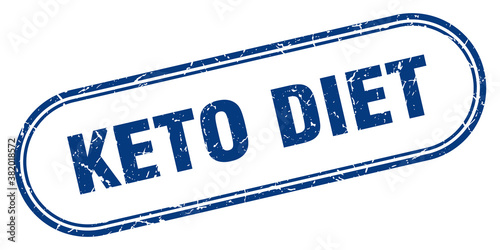 keto diet stamp. rounded grunge textured sign. Label