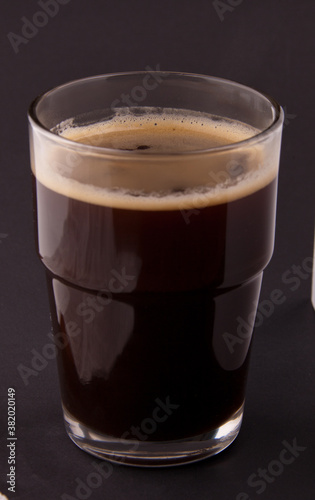 coffee in a glass