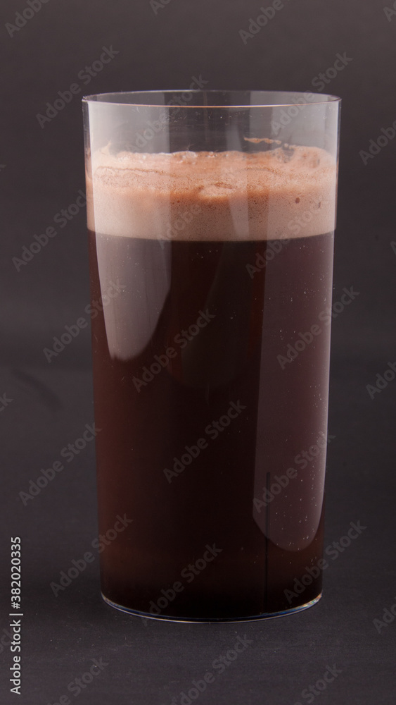 a glass of hot cacao 