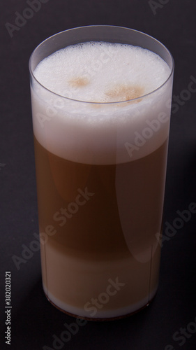glass of cappuccino