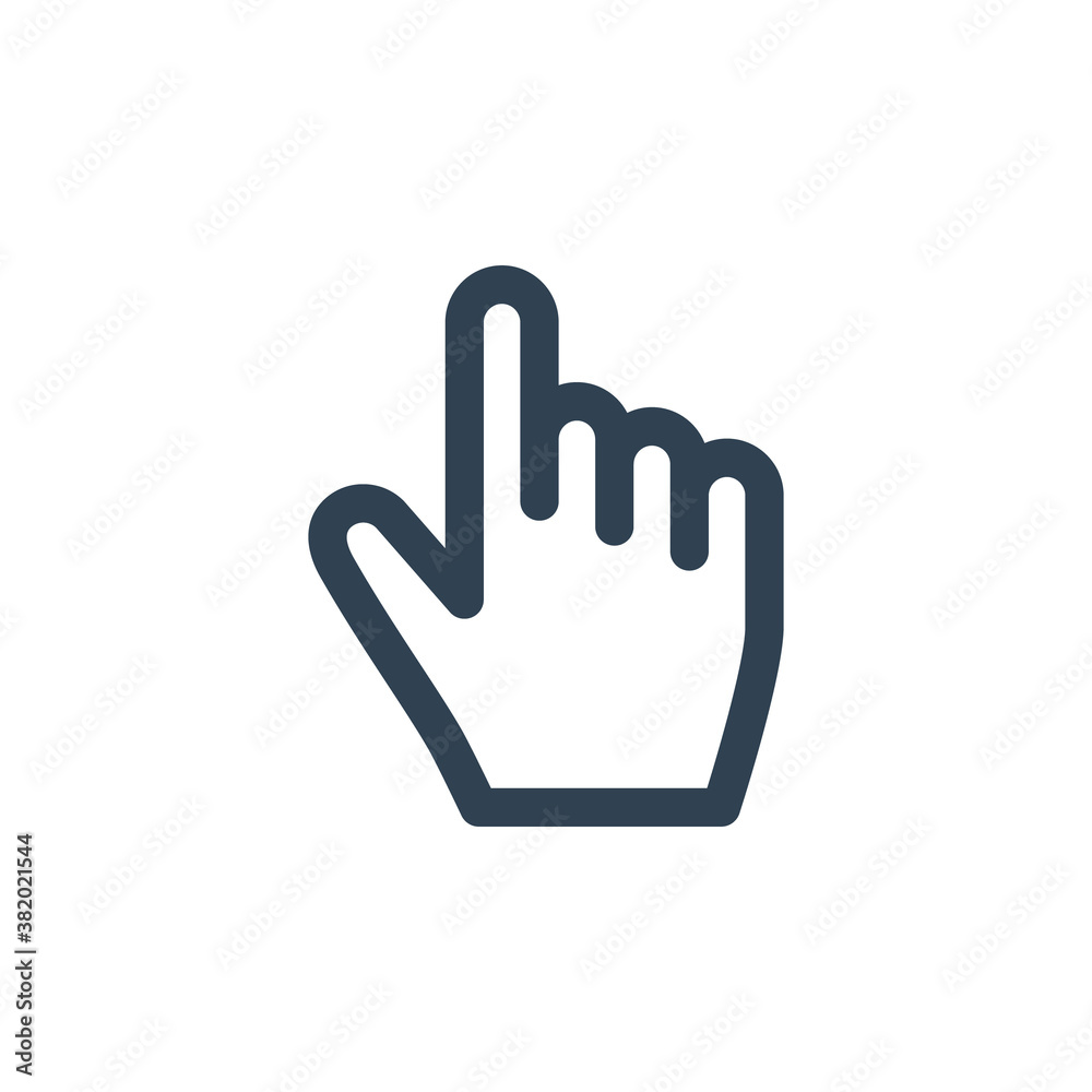 clicker simple icon isolated on white clicker simple icon isolated on white