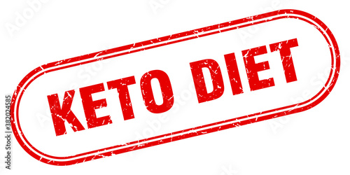 keto diet stamp. rounded grunge textured sign. Label