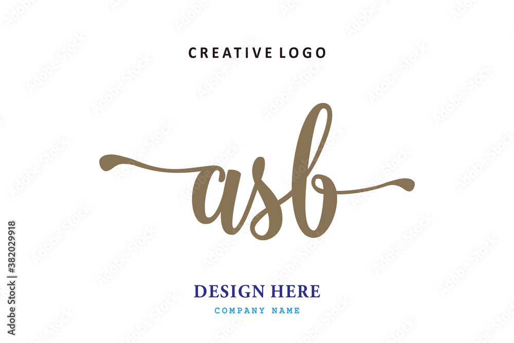 The simple ASB layout logo is easy to understand and authoritative The simple ASB layout logo is easy to understand and authoritative
