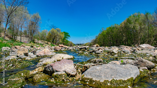 paisaje seco de las sierras de cordoba argentina Villa carlos paz